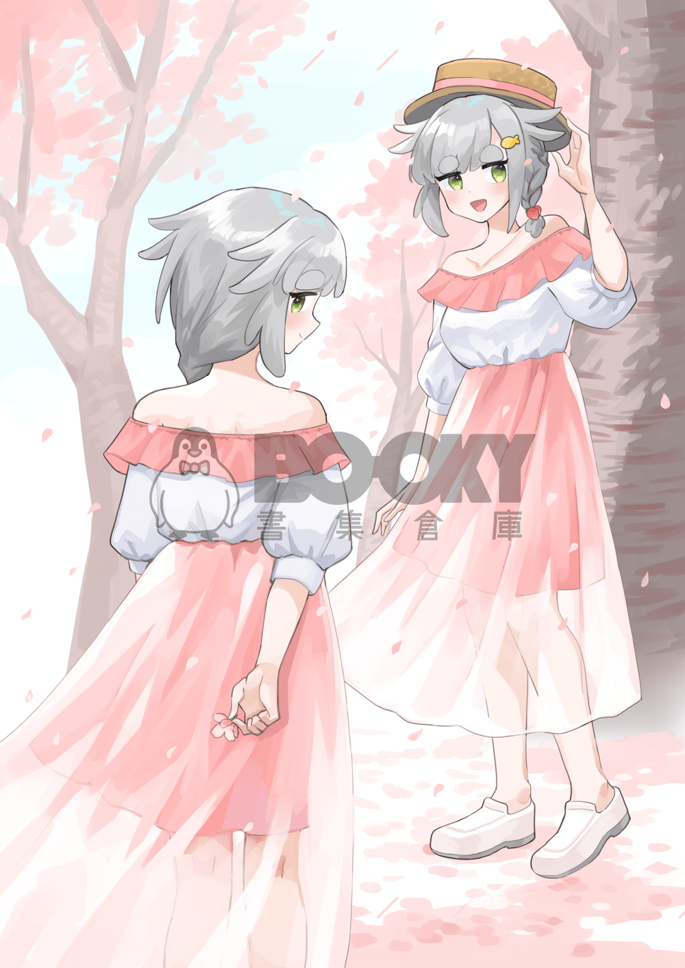 原創百合《四季紀錄》全彩插畫本 試閱圖片