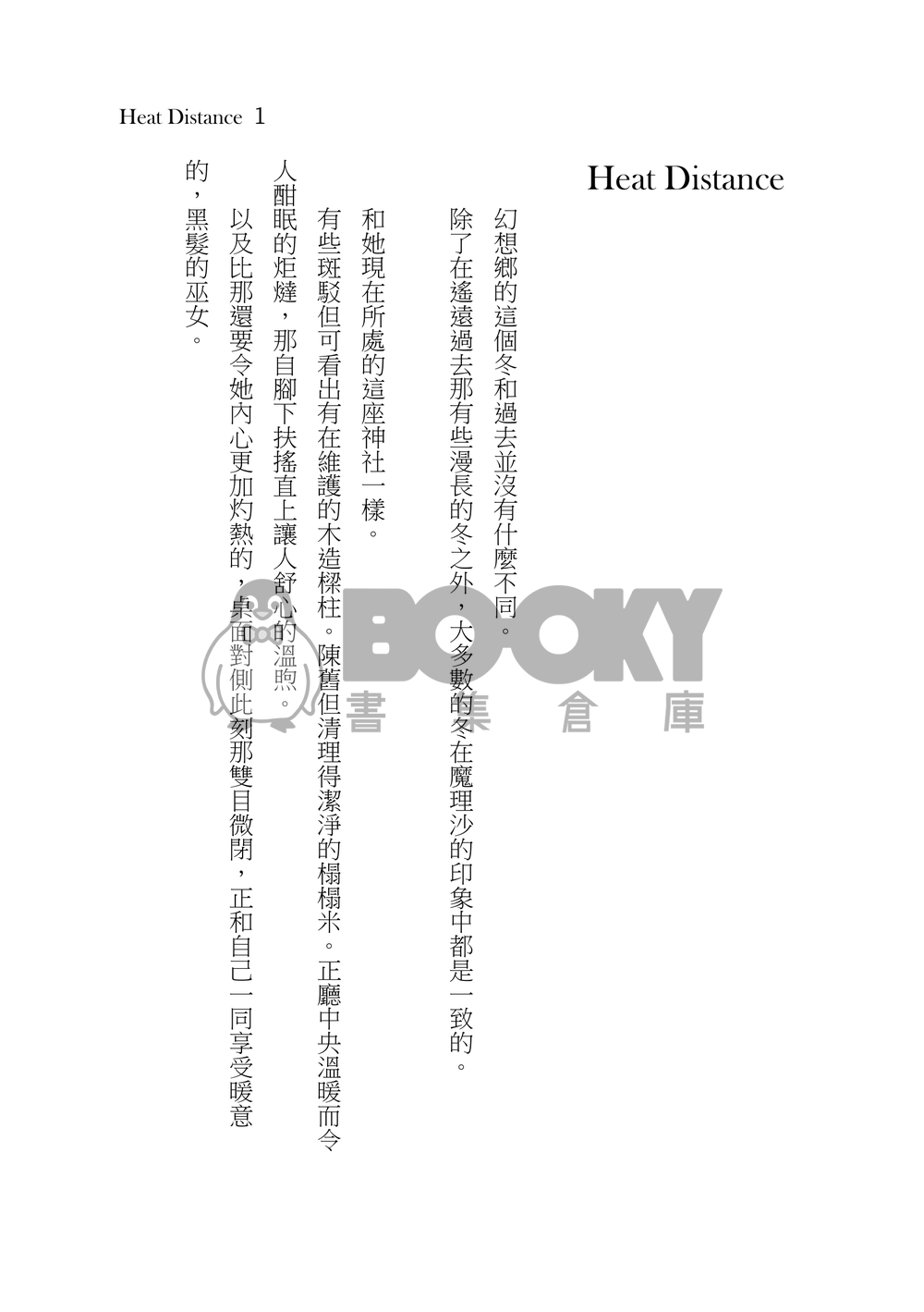 Heat Distance 試閱圖片