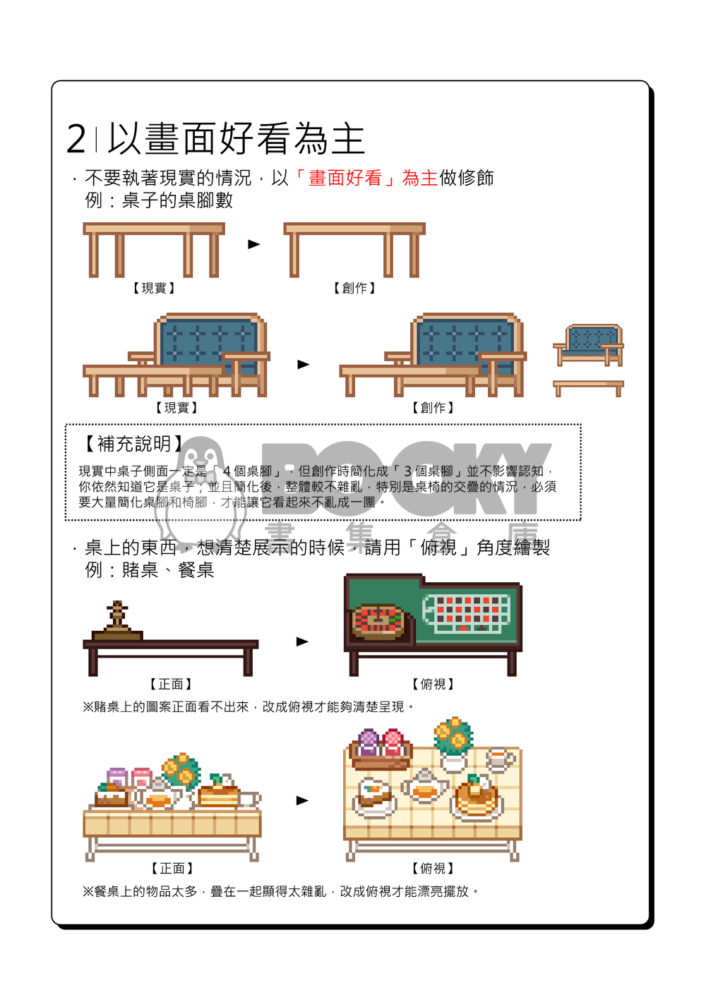 「Pixel Art7」小房間－像素教學本 試閱圖片