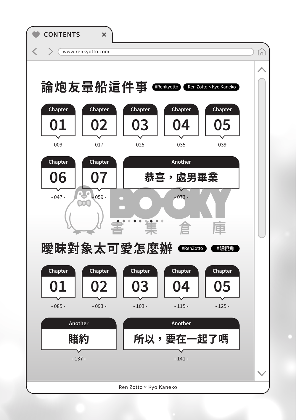 【RenKyotto】論炮友暈船這件事 試閱圖片