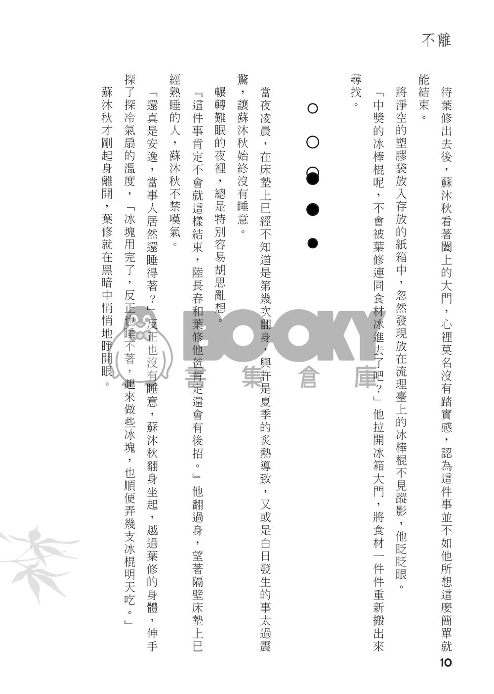 【全職高手】衍生同人小說－－不離 (CP：修×傘) 試閱圖片