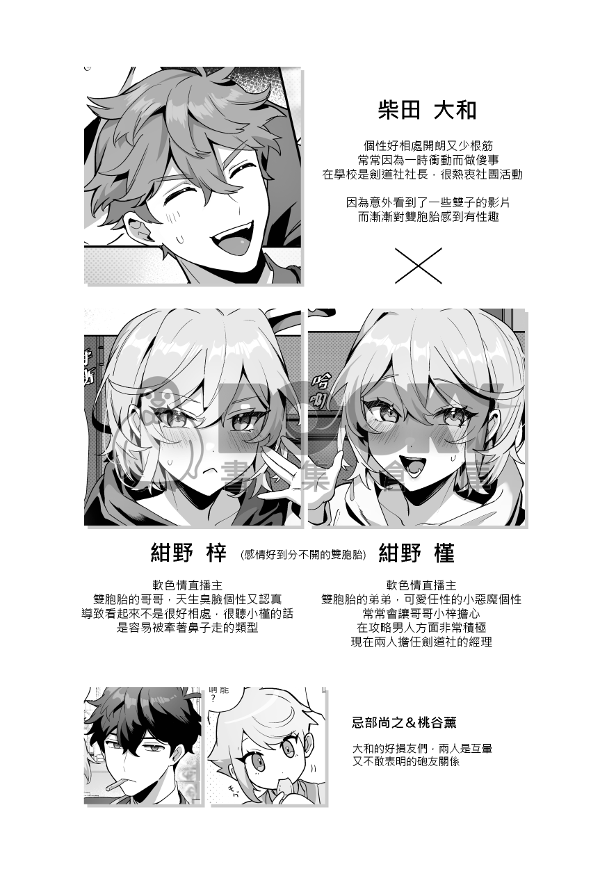 《少根筋的他與雙胞胎兔子》 試閱圖片