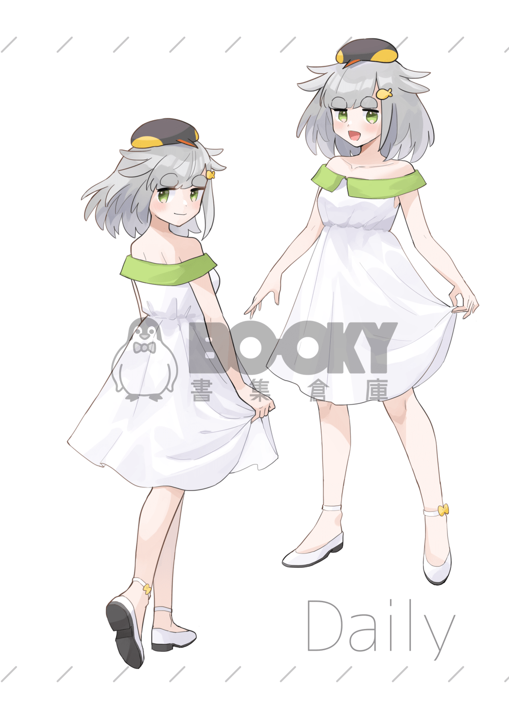 原創百合《四季紀錄》全彩插畫本 試閱圖片