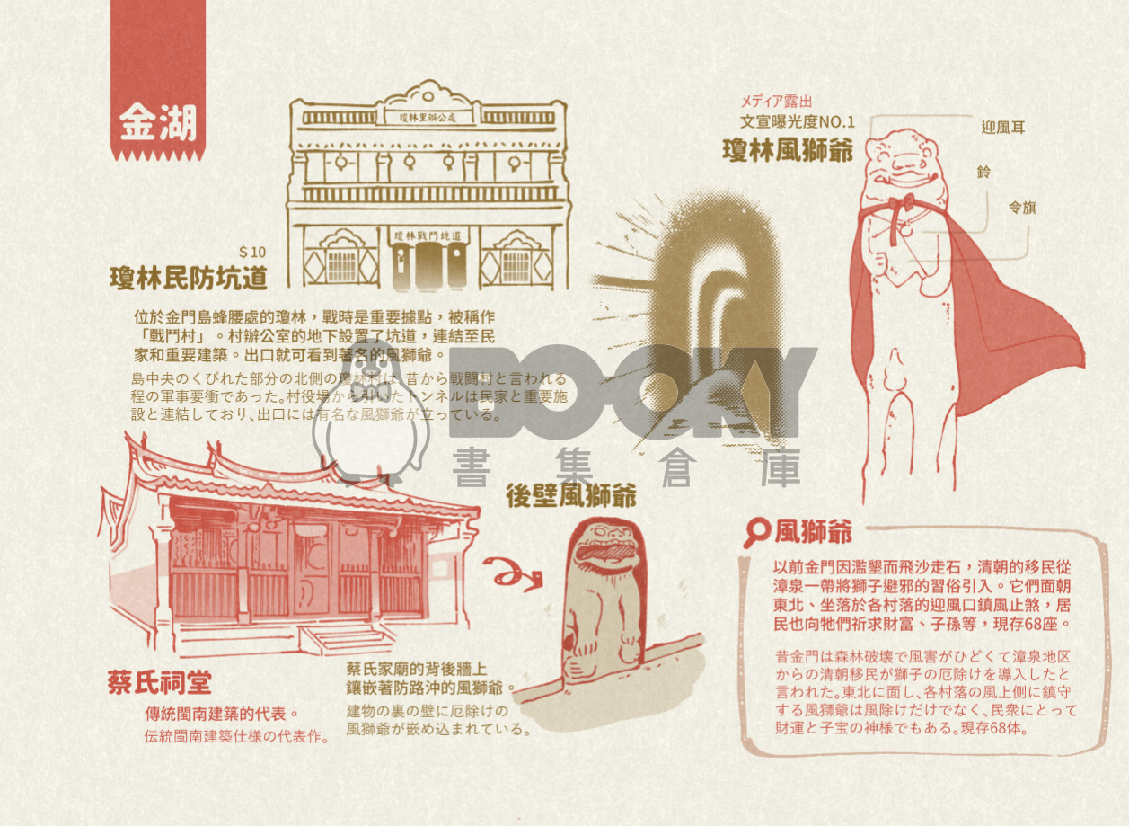 狐仙漫步－金門案內帖 試閱圖片