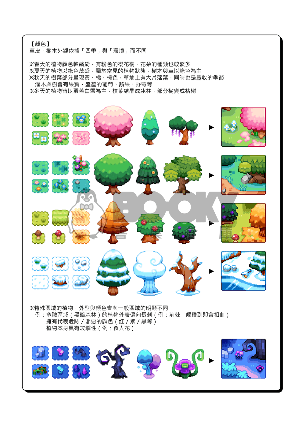 「Pixel Art5」像素背景教學本 試閱圖片