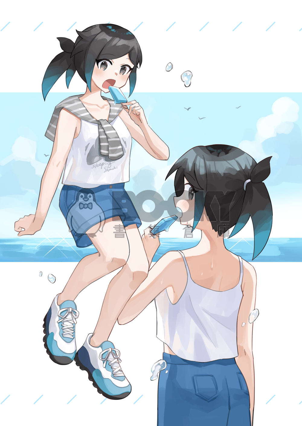 原創百合《四季紀錄》全彩插畫本 試閱圖片