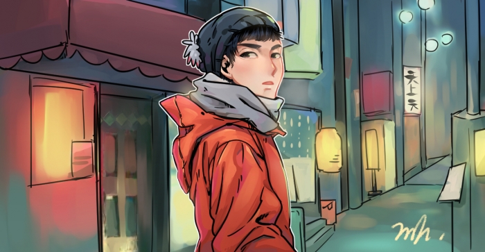 半身插畫