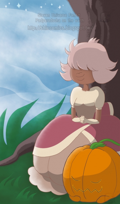 Padparadscha on the earth