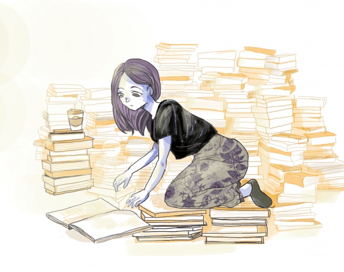 讀書少女
