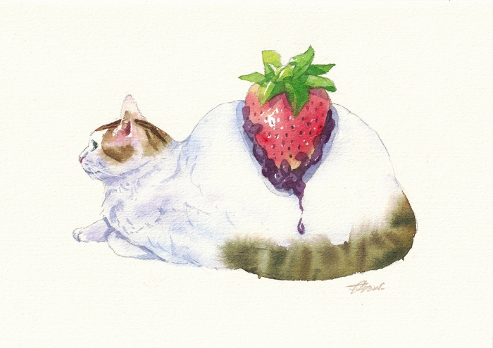草莓貓大福