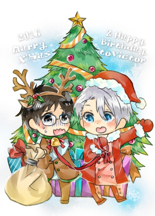 【Yuri On Ice】12/25賀圖