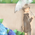 雨後。