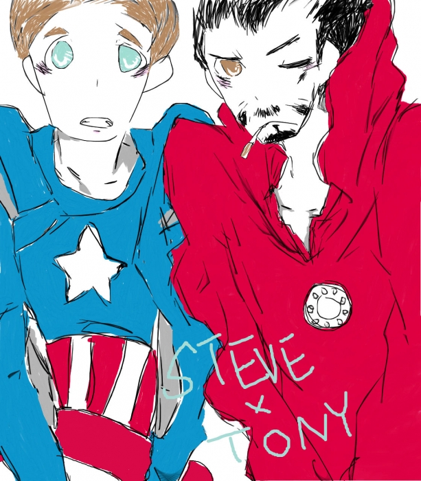 (盾鐵)TONY+STEVE合照