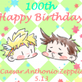 天使100歲生日賀圖