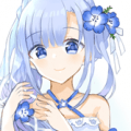 【花少女系列/擬人塗鴉】粉蝶花