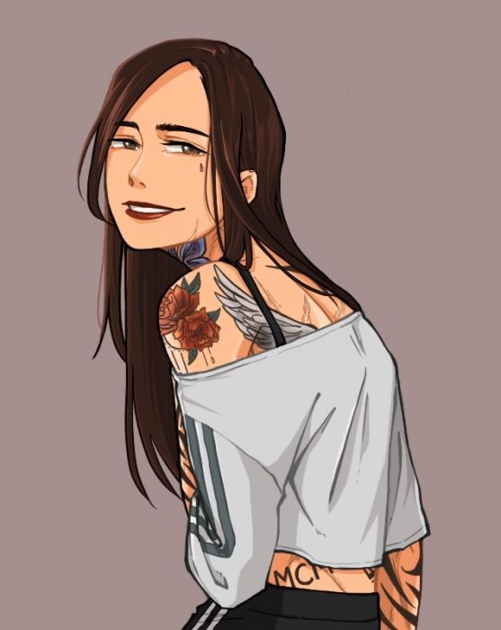 刺青女