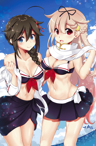 艦これ時雨＆夕立