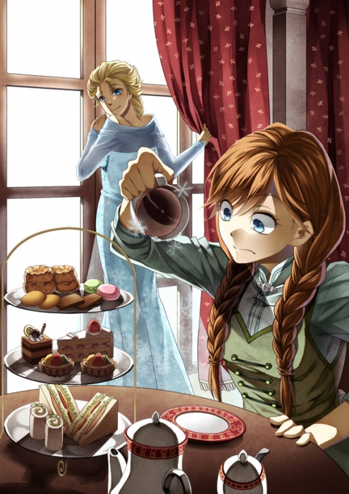 [Frozen]姊妹愉快的午茶時光