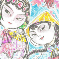 與花共舞