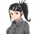 冬裝與武士刀(草稿塗鴉)