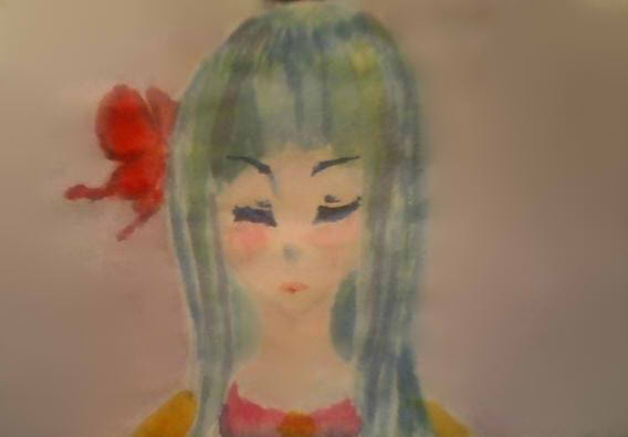 水彩畫訓練_女孩