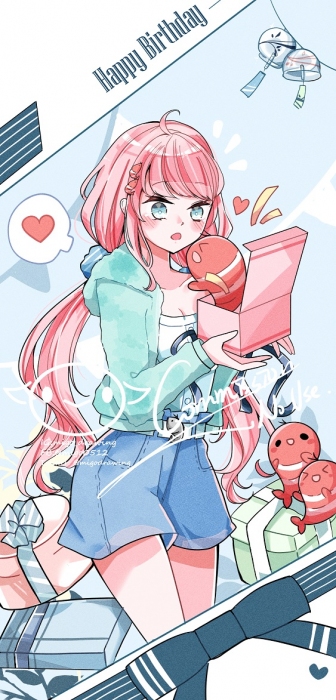 <委託>蝦蝦生日繪