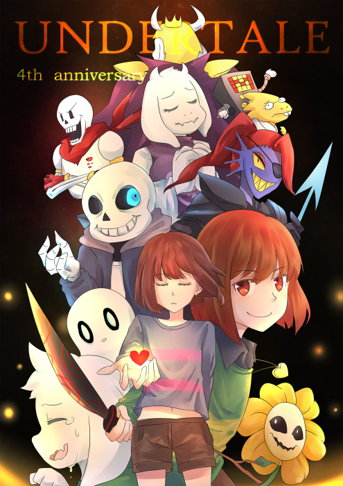 Undertale4週年快樂