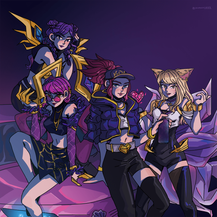 K/DA fanart