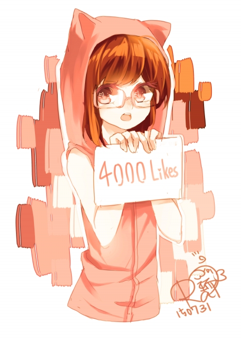 專頁4000likes賀圖/