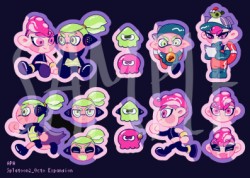 Splatoon 3&amp;8半斷刀膜貼紙