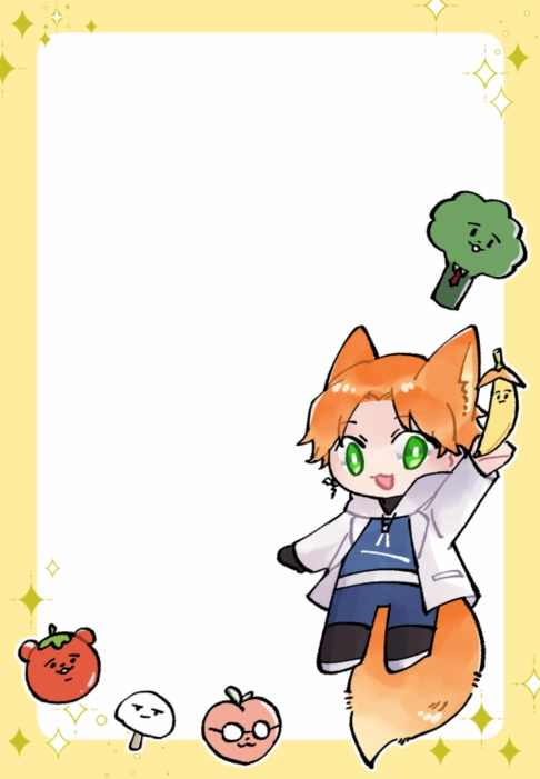 Q萬蔬果攤便條紙