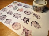 Sketch Animals / 素描小動物 紙膠帶(5月新品)