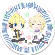 鏡音模組杯墊