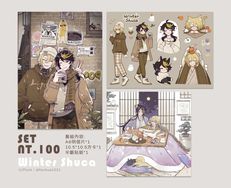 【NIJISANJI EN】 Winter Shuca 明信片貼紙套組