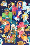 FF7明信片-萬聖節