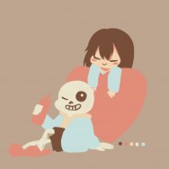 【UNDERTALE】5.8MM亮面胸章 SansFrisk