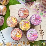 Pokemon燙金切模PET膠帶(卷卷貼紙)