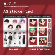 [現貨] A.C.E 飯繪 周邊 A5 貼紙 UNDER COVER : THE MAD SQUAD