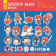 經典復刻！ [SPIDER-MAN] 梅花鐳射貼紙包