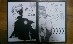 【Unlight】古魯瓦爾多 布朗寧 Merry X'mas明信片(雙面)