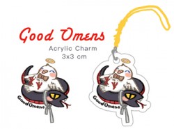 【好預兆 Good Omens】鴿子與蛇迷你小吊飾