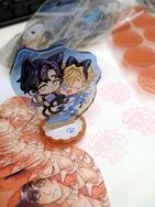 獄中人《孟遊仙境》矽膠印章明信片組