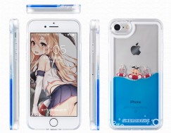 &lt;艦隊collection&gt;液體手機殼 蘋果Apple/iphone 6s/6s plus/7/7plus (島風 天津)