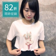 日系重磅原創手繪風純棉T恤/少女瑪歌/男女同款