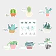 【小植栽】 貼紙組