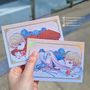夢幻遊戲 青龍巫女五吋燙金卡片組