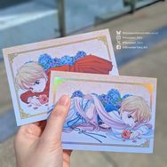 夢幻遊戲 青龍巫女五吋燙金卡片組