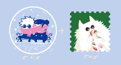 夏五 冬日雪球亮片充氣吊飾