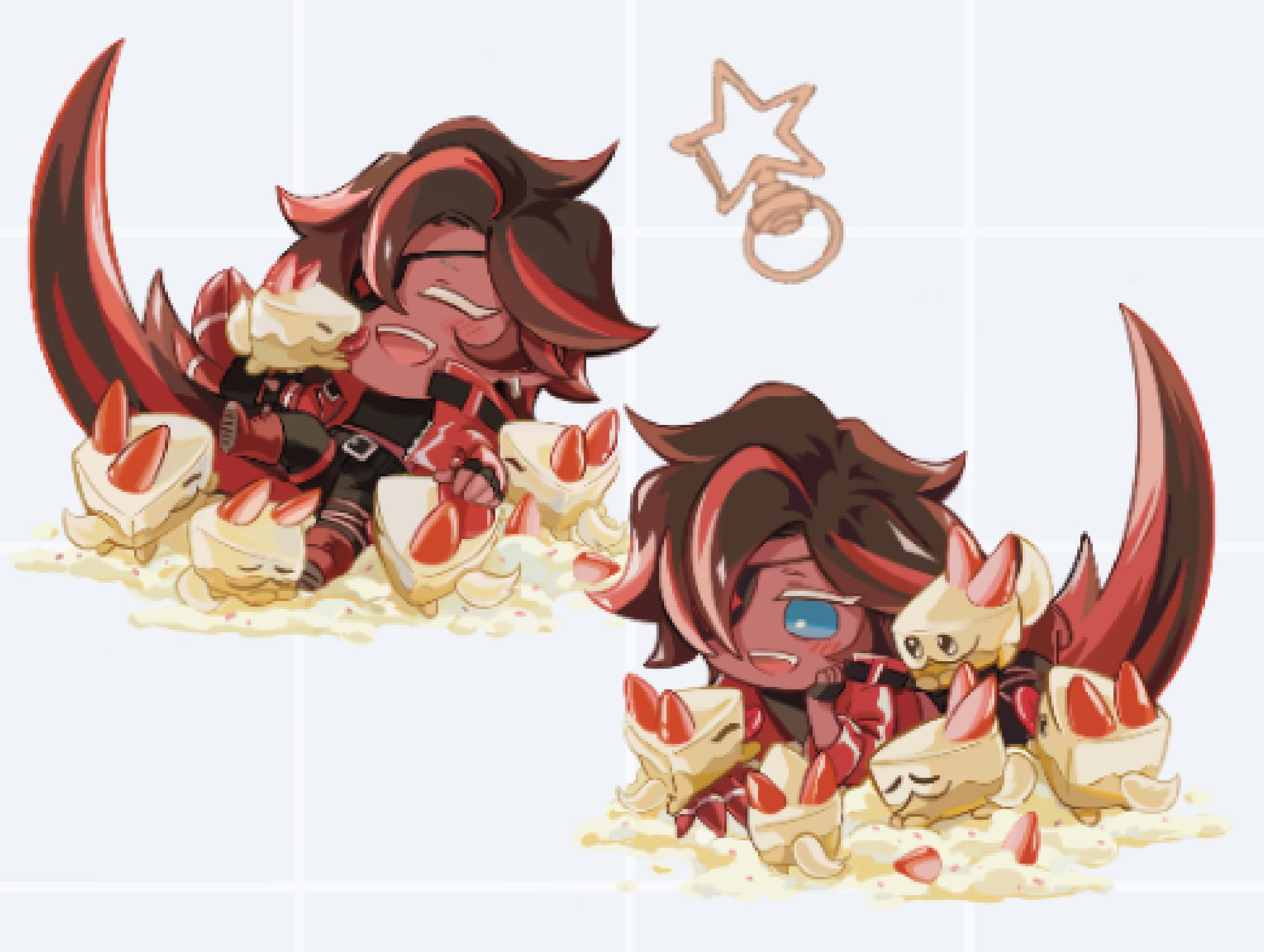 紅絲絨吊飾