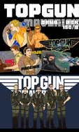 【TOPGUN - Maverick】雷射貼紙+明信片Set